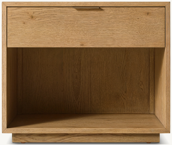 66cm nightstand shown in Natural Oak.