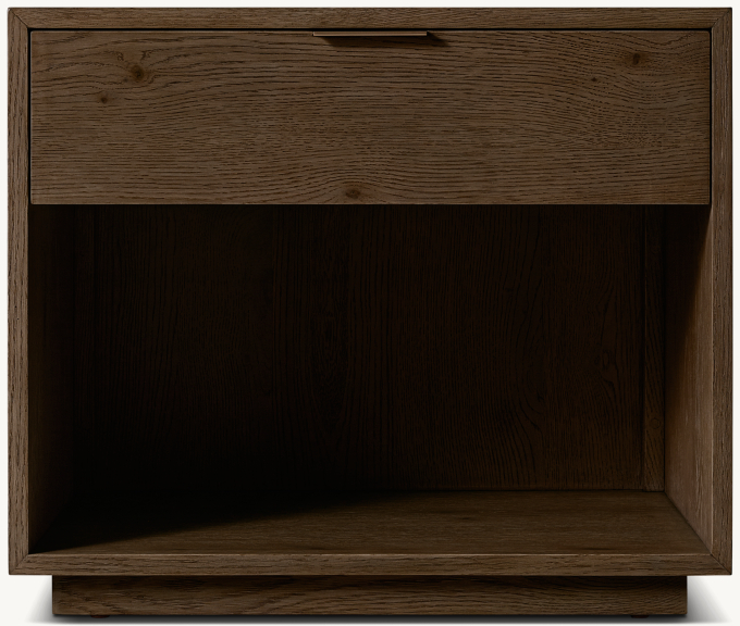 26&#34; nightstand shown in Brown Oak.