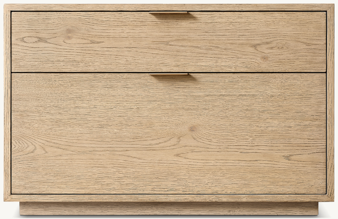 86cm nightstand shown in Greige Oak.