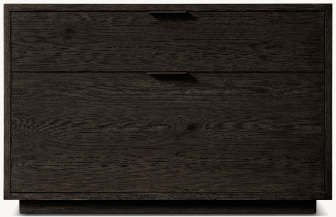 86cm nightstand shown in Black Oak.