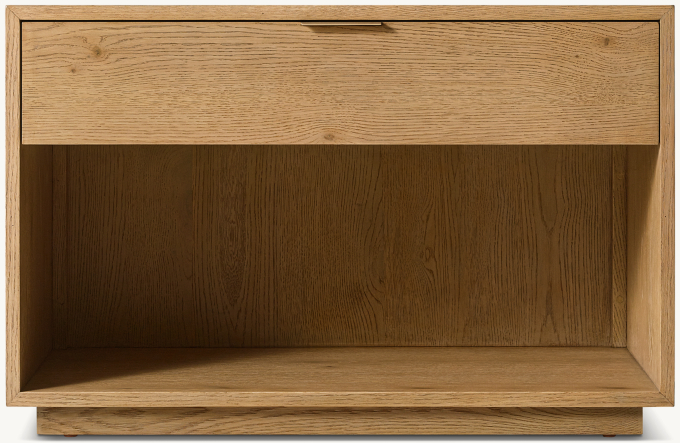 86cm nightstand shown in Natural Oak.