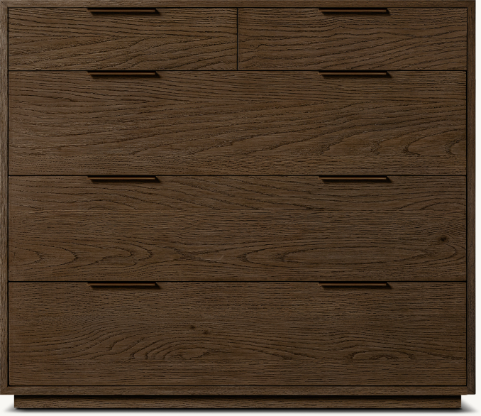 Front view of Montecito 5-Drawer Dresser  