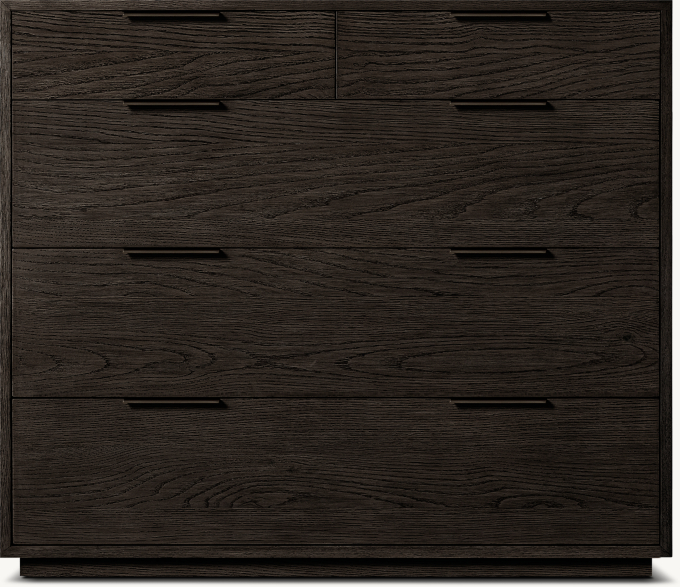 Front view of Montecito 5-Drawer Dresser  