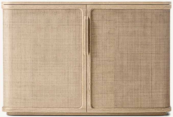 Front view of Trieste Double-Door Sideboard 