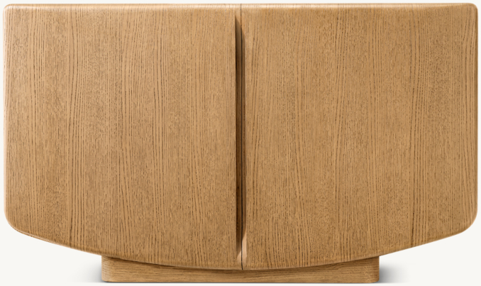 Front view of Dalia Double-Door Media Console 
