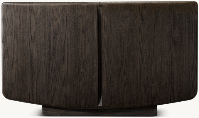 Front view of Dalia Double-Door Media Console 