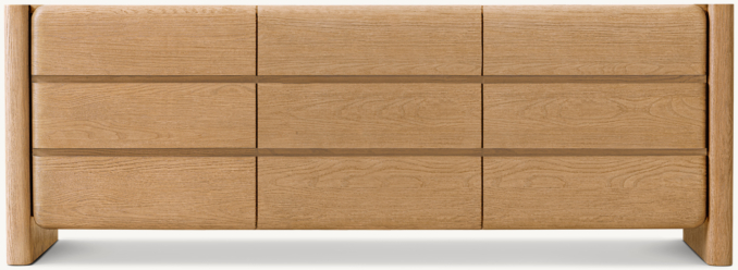 Front view of Noma 9-Drawer Dresser