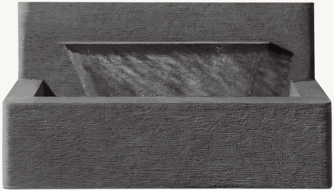 Terreno Wall Fountain 46\" Trough