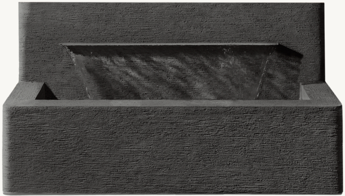 Terreno Wall Fountain 46\" Trough