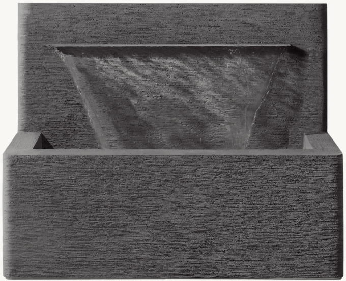Terreno Wall Fountain 50\" Trough