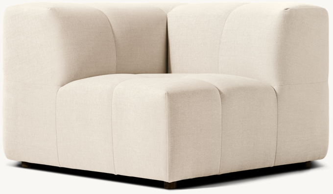 Three Quarter view of Dario Modular Corner Chair 