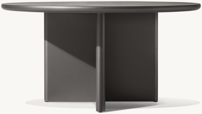 Palma Aluminum Round Dining Table 