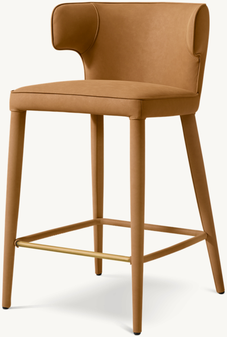 Nicola Wing Vegan Leather Bar & Counter Stool