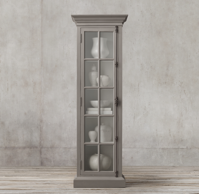 French Casement Single-Door Cabinet