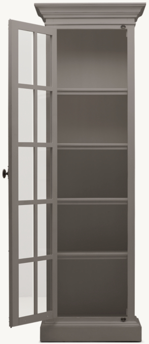 rhページ French Casement Single-Door Cabinet | RH