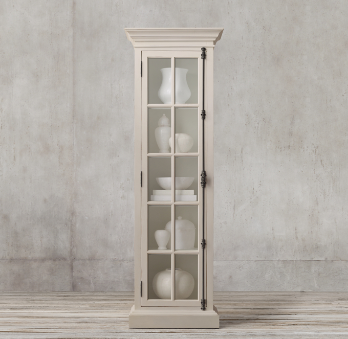 French Casement Single-Door Cabinet