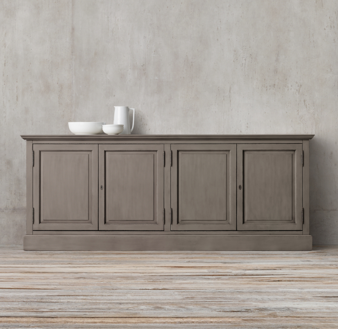 French Panel 4Door Sideboard