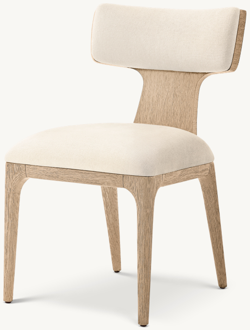 Ligné Fabric Inset Dining Side Chair