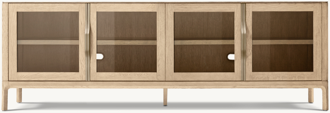 Padua Glass 4-door Media Console