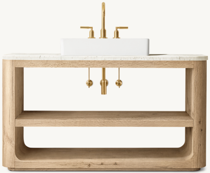 Oslo Single Extra-Wide Washstand 