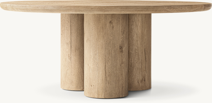 Oslo Cylinder Round Dining Table 