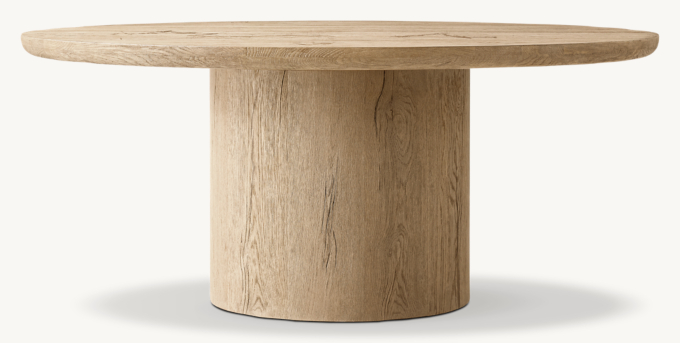 Oslo Pedestal Round Dining Table