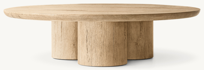 Oslo Cylinder Round Coffee Table 