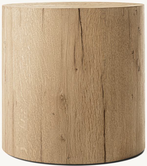 Oslo Plinth Round Side Table 
