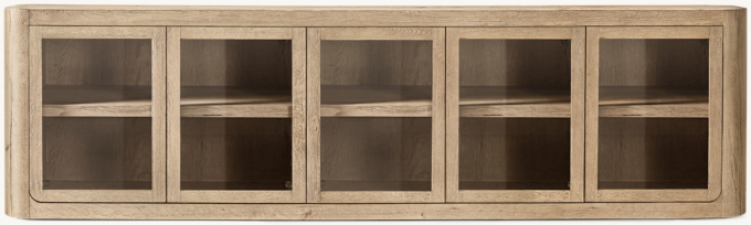 Oslo Glass Media Console