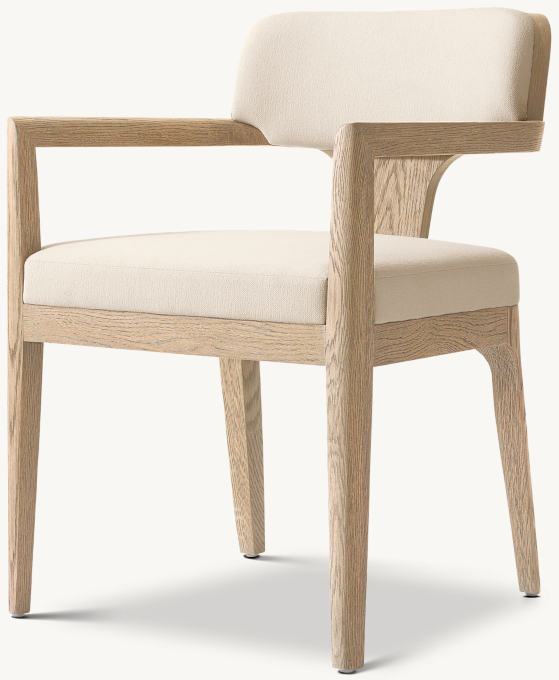 Theo Fabric Dining Armchair