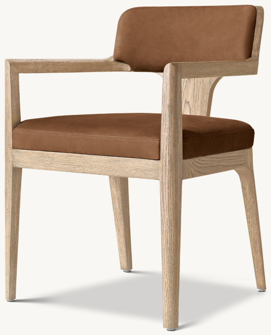 Theo Leather Dining Armchair