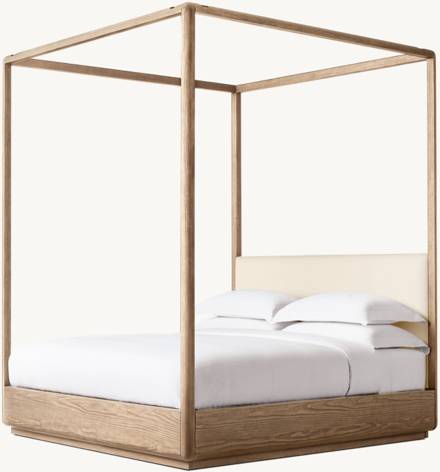 Ciro Fabric Canopy Bed