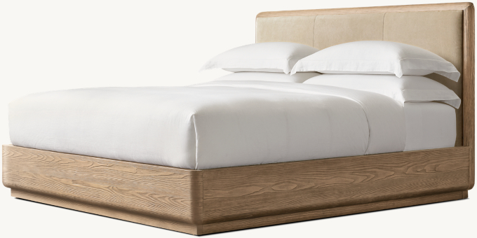 Ciro Leather Panel bed