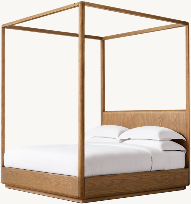 102"H bed shown in Natural European Fir.