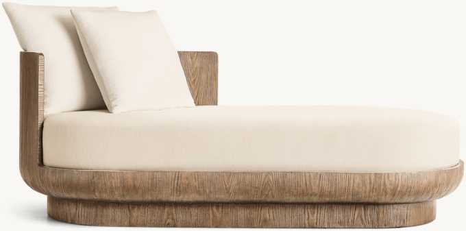 Ciro Fabric Left-Arm Daybed