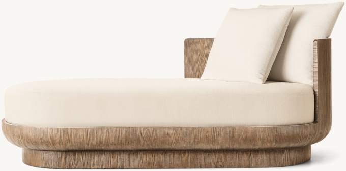 Ciro Fabric Right-Arm Daybed