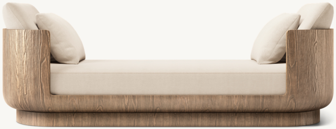 Ciro Fabric Double-Arm Daybed