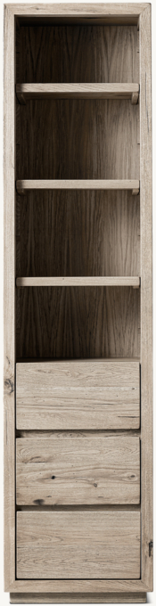 Reclaimed Oak Thin Frame Bath Cabinet