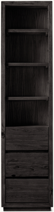 Reclaimed Oak Thin Frame Bath Cabinet