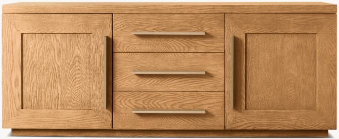 Machinto Double-door Media Console With Drawers