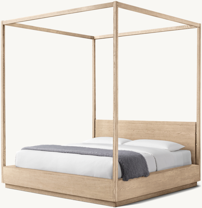 Machinto Panel Canopy Bed