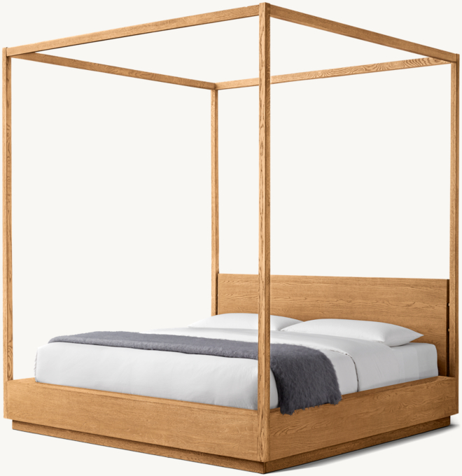 Machinto Panel Canopy Bed