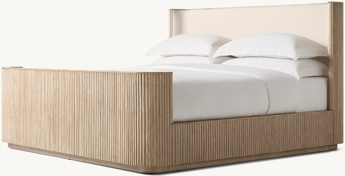 Byron Fabric Shelter Bed With Footboard