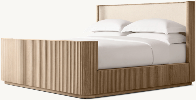 Byron Fabric Shelter Bed With Footboard