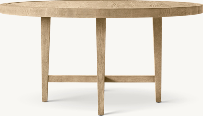French Contemporary Round Dining Table 
