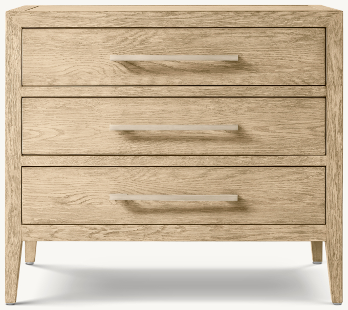 French Contemporary Closed Nightstand