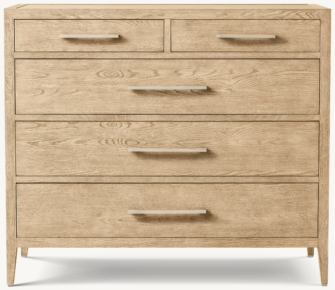 French Contemporary 5-Drawer Dresser