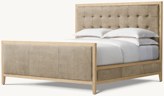 Shown in Italian Berkshire Smoke with Greige Oak finish.