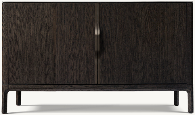 Front view of Padua Double-Door Media Console 