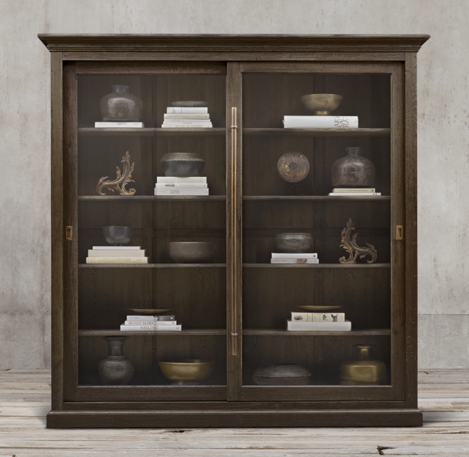 Glass Door Hutch Restoration Hardware Glass Door Ideas